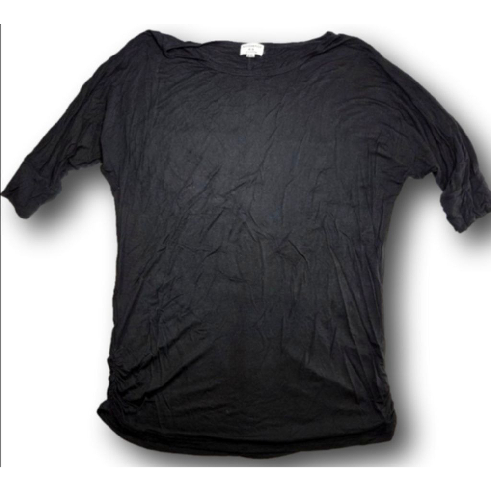Women's MATCHSTICK Black Long Sleeve Tee Plus Size XXL
